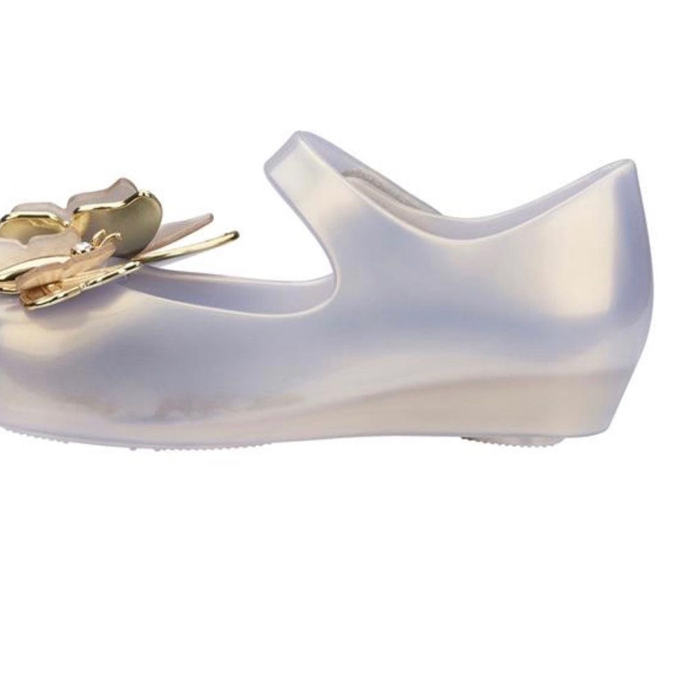 Mini Melissa ULTRAGIRL SPECIAL II FLATS PEARL GOLD - Picture 7 of 8